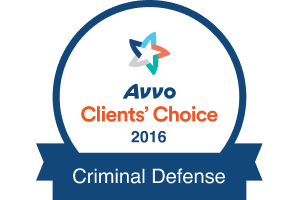 Avvo Client's Choice / Criminal Defense 2016 