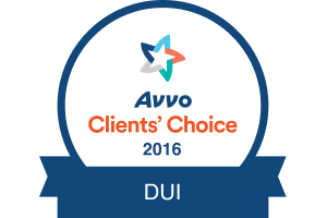 Avvo Client's Choice / DUI 2016 