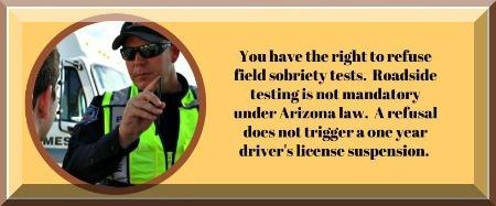 Refuse Field Sobriety Test